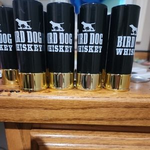 Shotgun shell shaped plastic shot glasses by bird dog whiskey